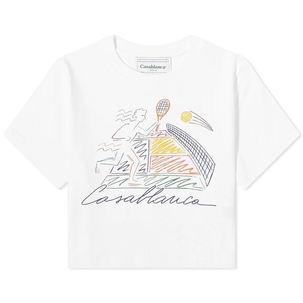 Women's Jeu de Crayon Baby T-Shirt White