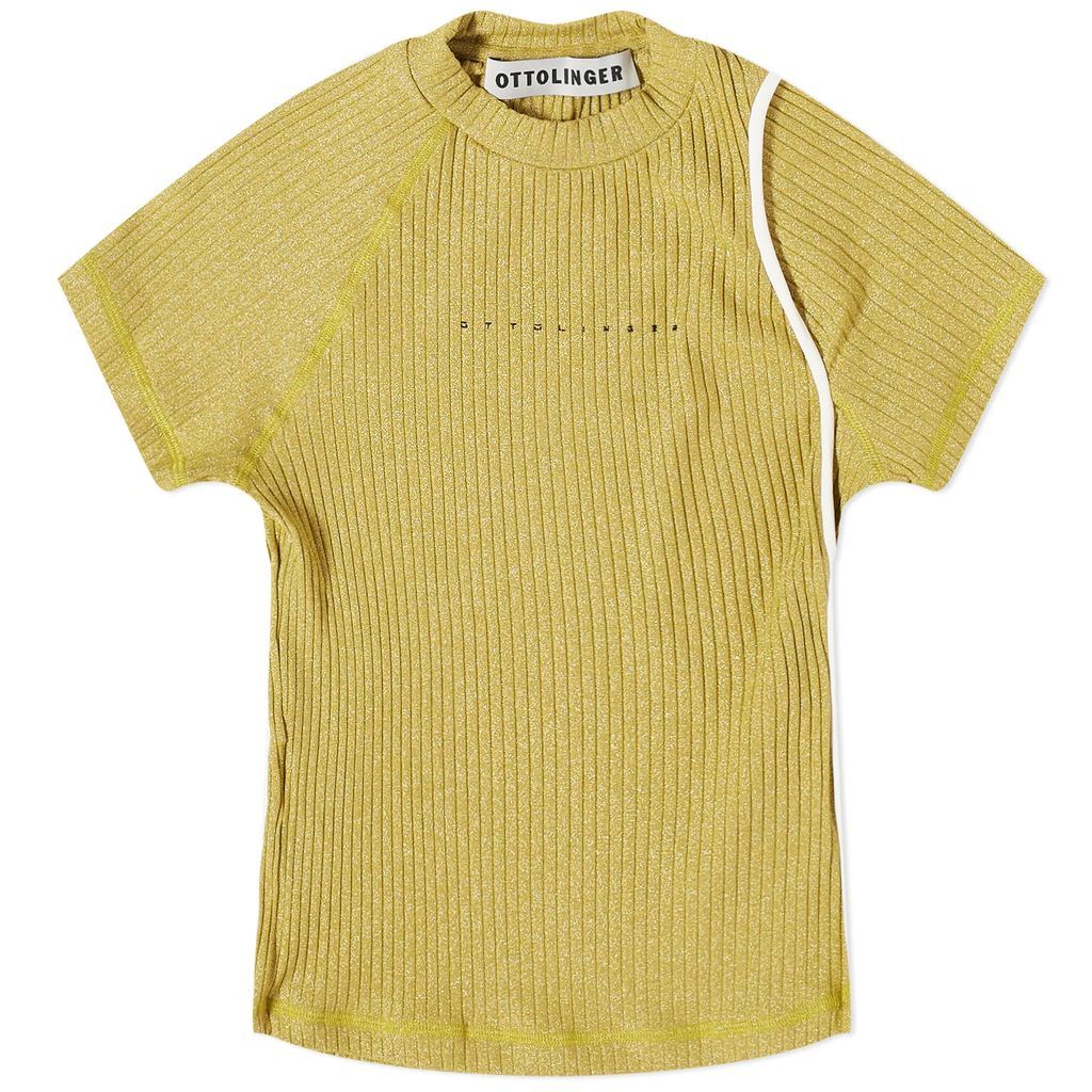 Women's Lurex T-Shirt Gold