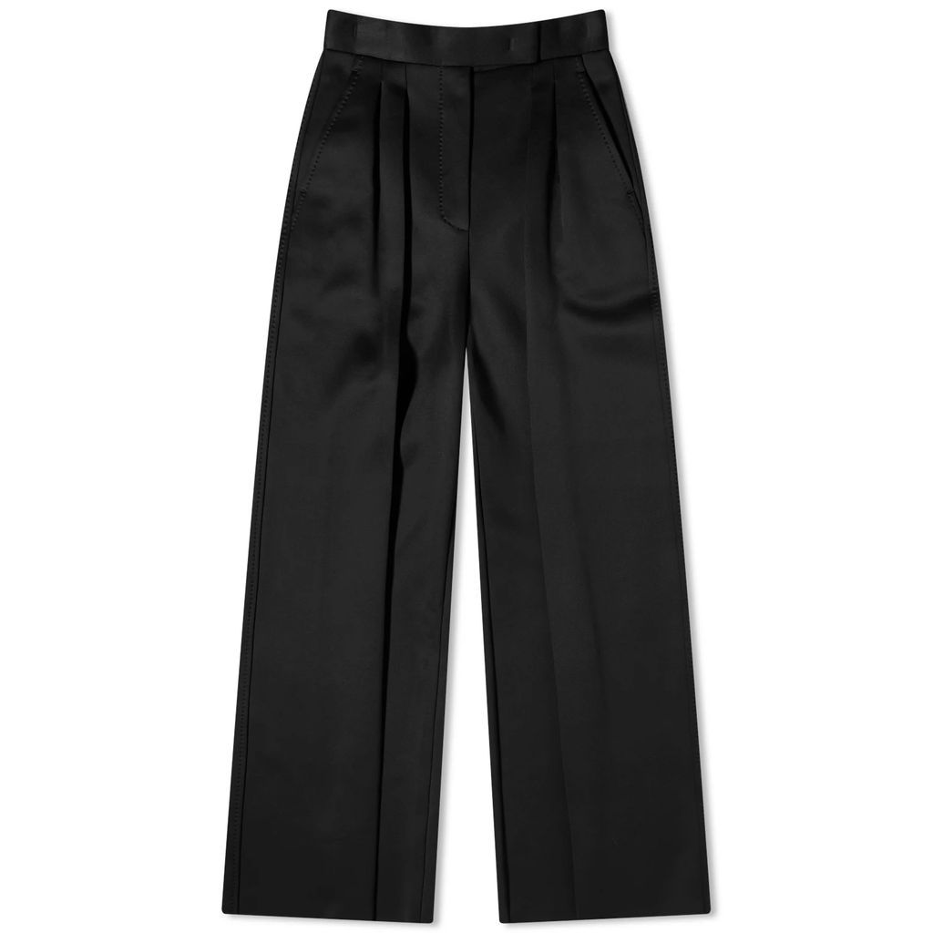 Women's Zinnia Scuba Wide Leg Trousers Black