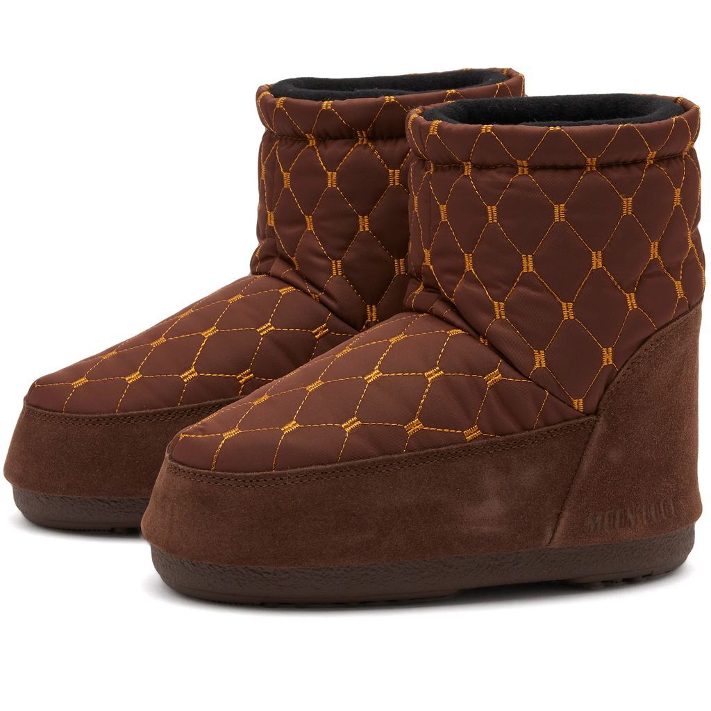 Women's Icon Low Quilted Boots Brown