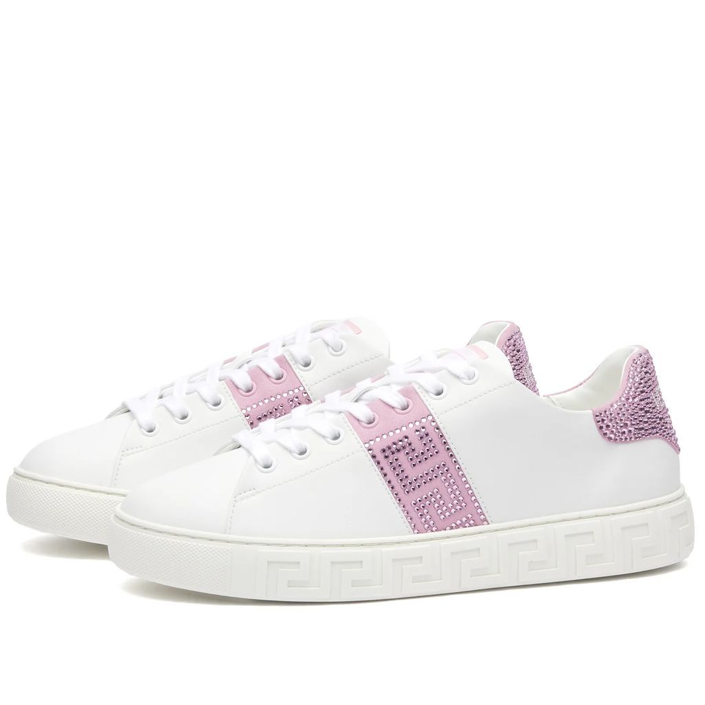 Women's Greca Sneakers White/Pale Pink