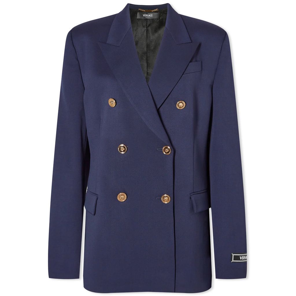 Women's Informal Blazer Jacket Navy Blue
