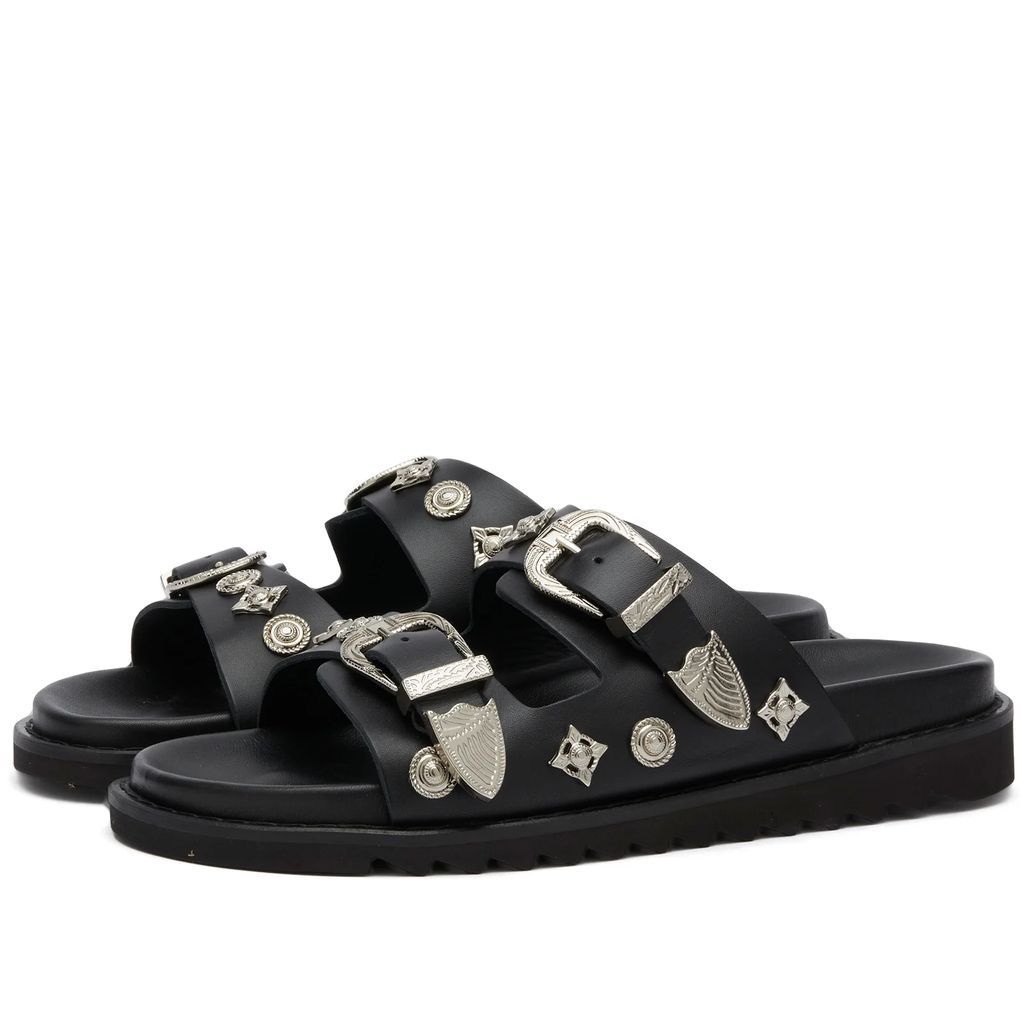 Women's Double Strap Sandals Black