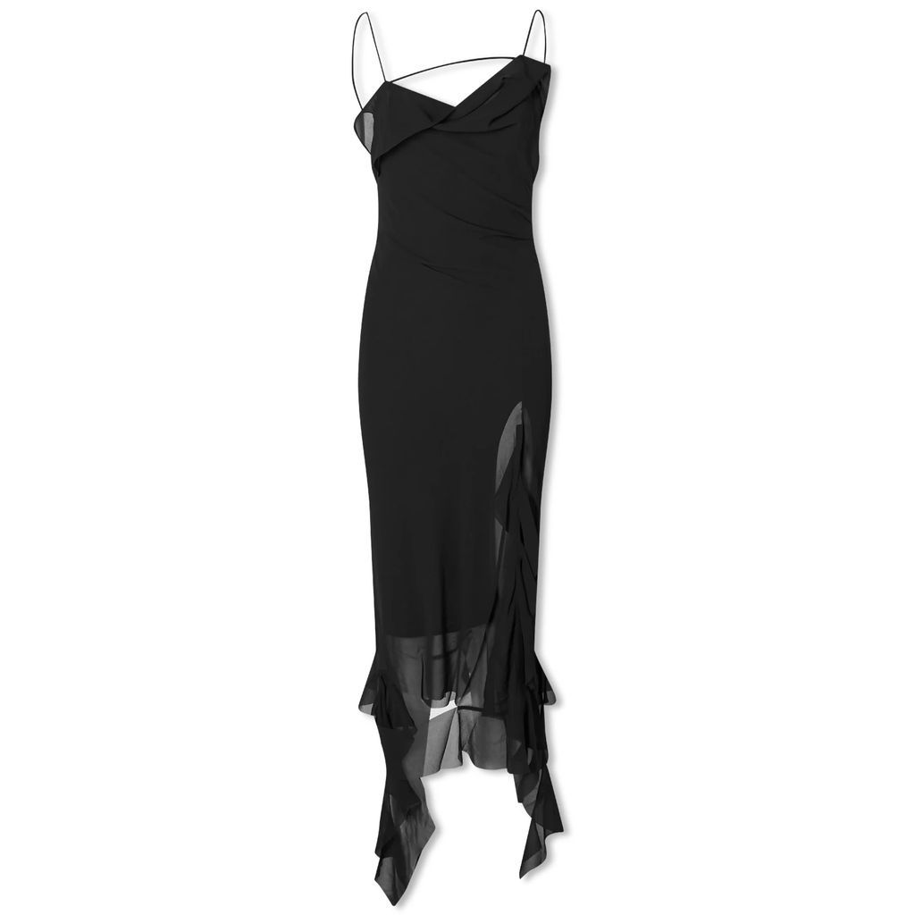 Women's Delouise Chiffon Dress Black