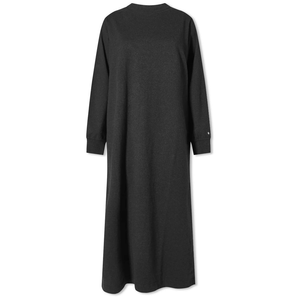 Women's Recycled Cotton Midi Dress Black