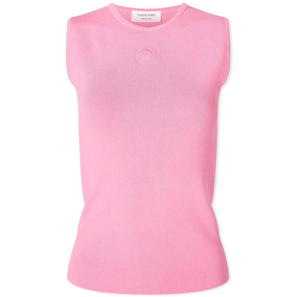 Women's Core Knitted Vest Top Pink