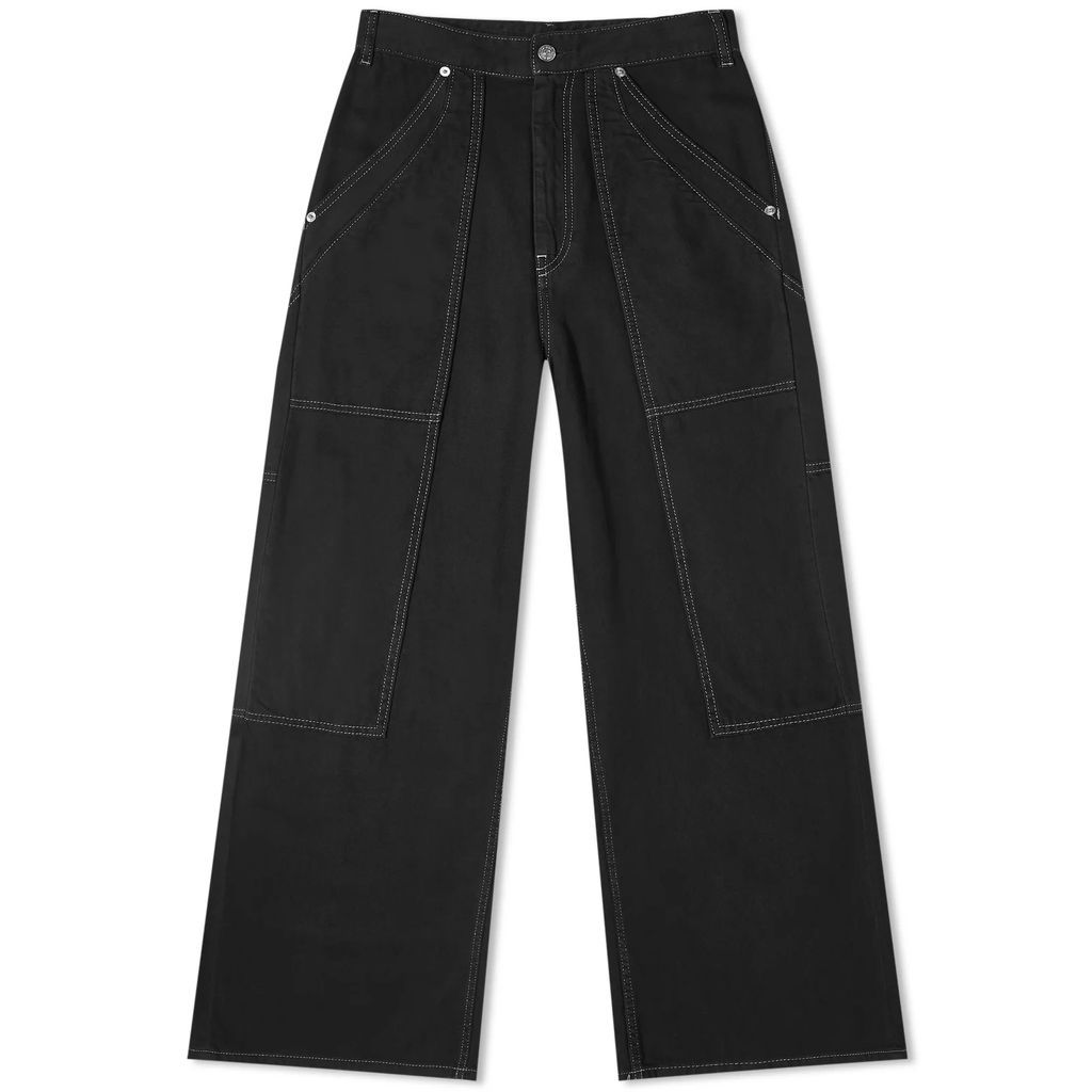 MM6 Maison Margiela Women's Denim 5-Pocket Pants Black