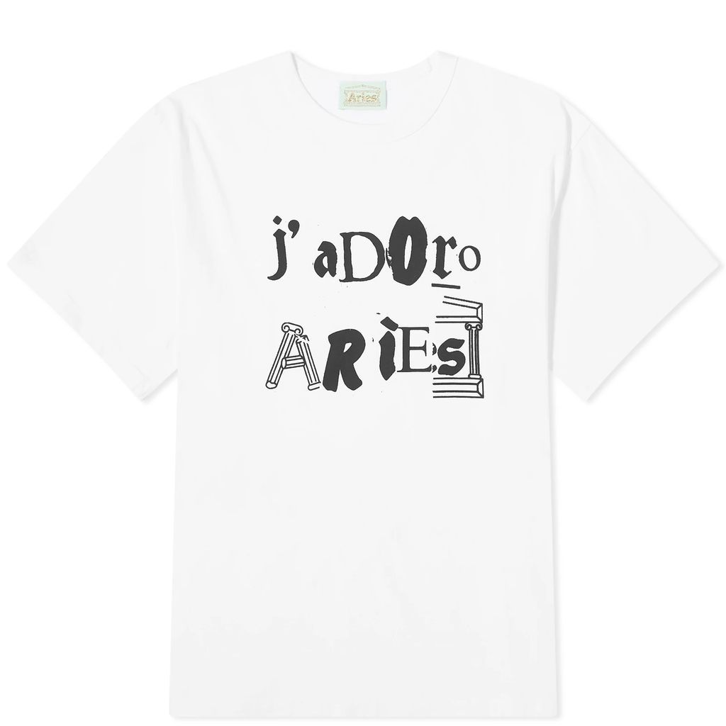 Women's J'Adoro Aries Women's Ransom T-Shirt White