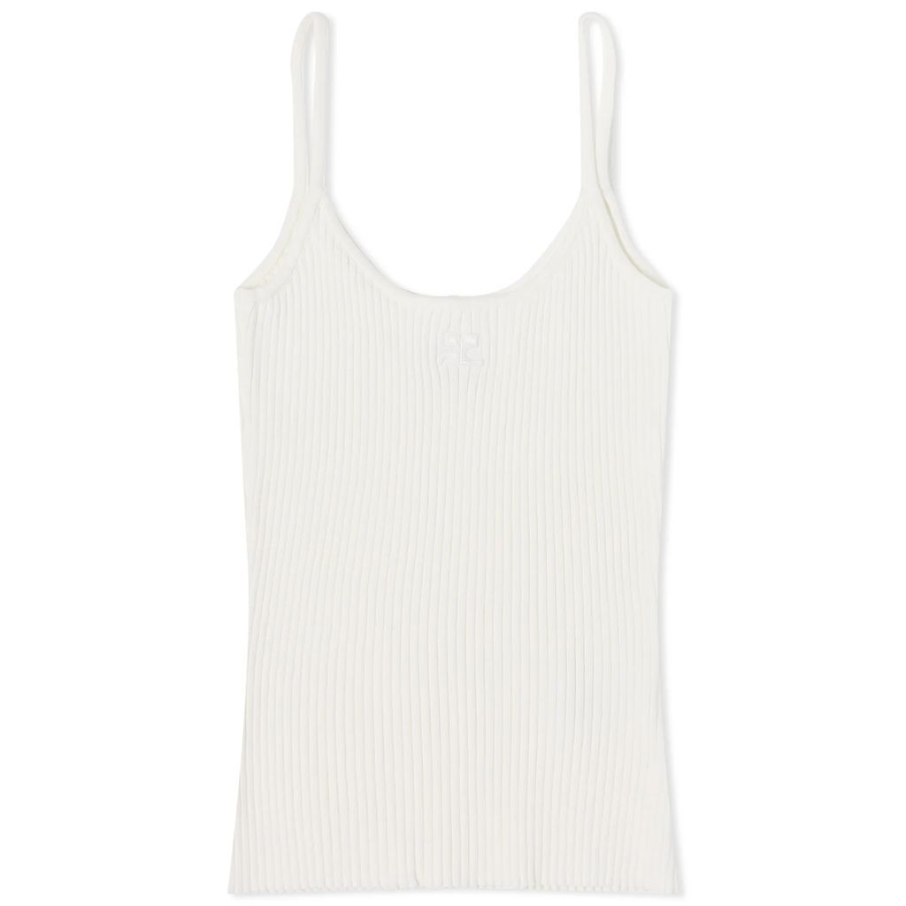 Reedition Knit Tank Top Heritage White