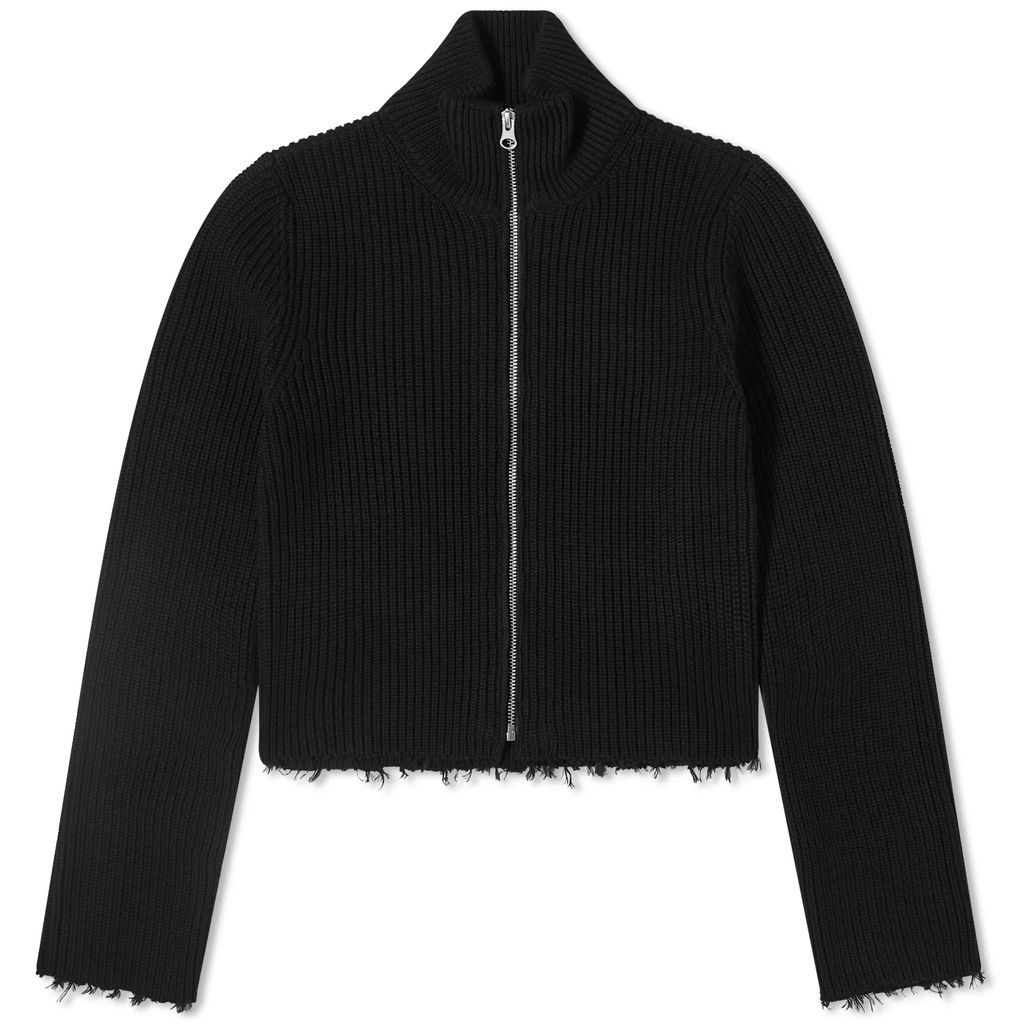 MM6 Maison Margiela Women's Short Knitted Jacket Black