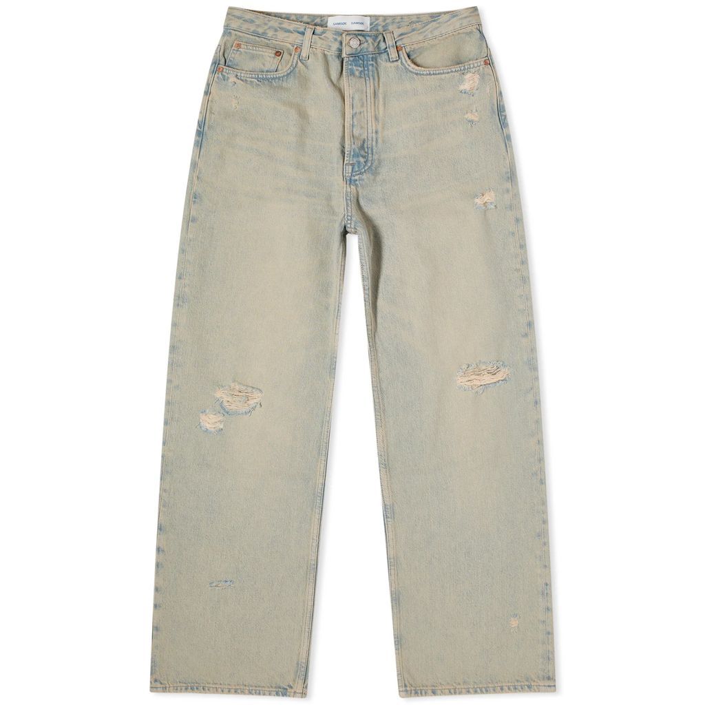 Women's Shelly Distressed Jeans Khaki Dust Break