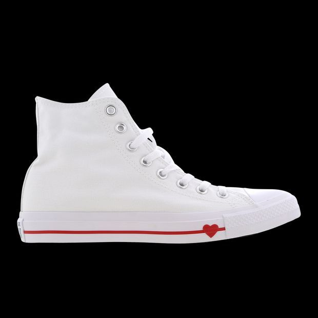 Chuck Taylor All Star High Love The Progress - Women Shoes - White - Textile - Size 7.5 - Foot Locker