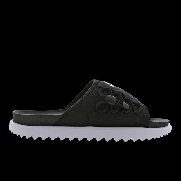 City Slide X - Women Flip-Flops and Sandals - Black - Leather - Size 3.5 - Foot Locker