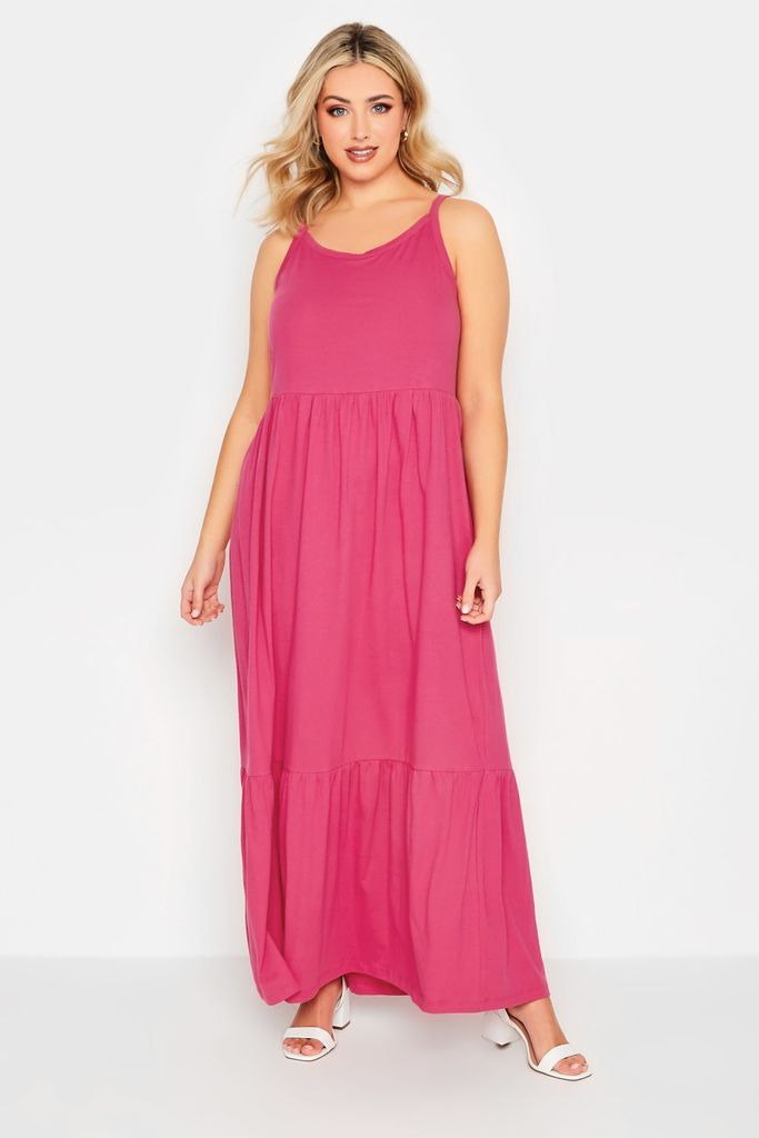 Curve Pink Maxi Sundress, Women's Curve & Plus Size, Yours