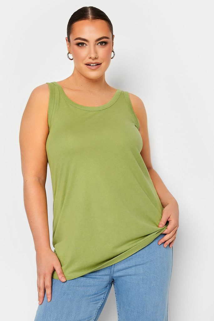 Curve Green Essential Vest Top, Women's Curve & Plus Size, Yours