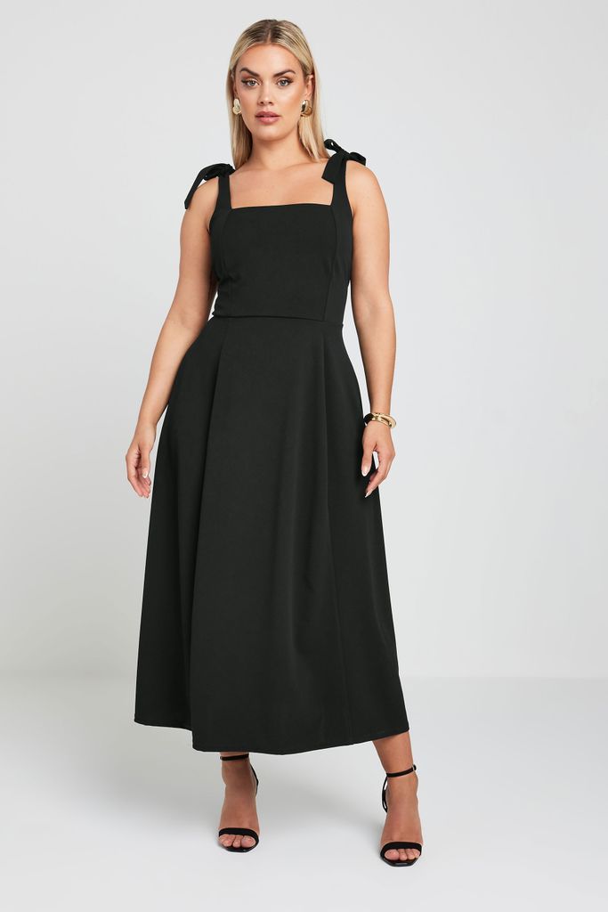 Curve Black Midaxi Dress, Women's Curve & Plus Size, Limited Collection