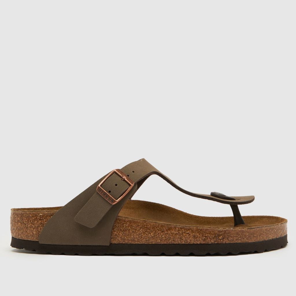 gizeh sandals in brown