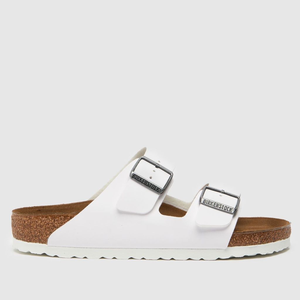 arizona sandals in white