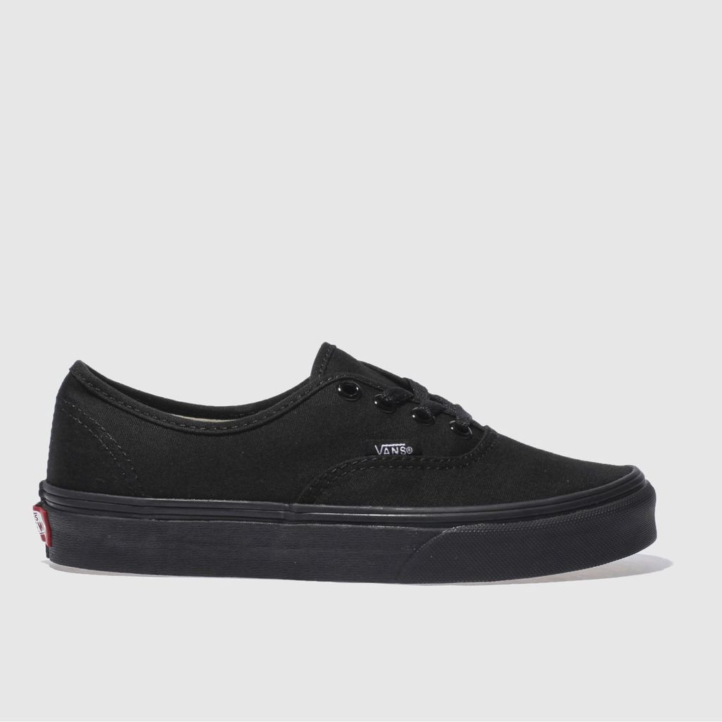 authentic trainers in black