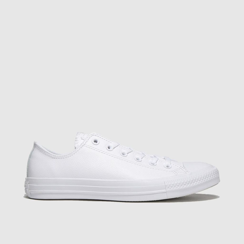 all star mono ox trainers in white