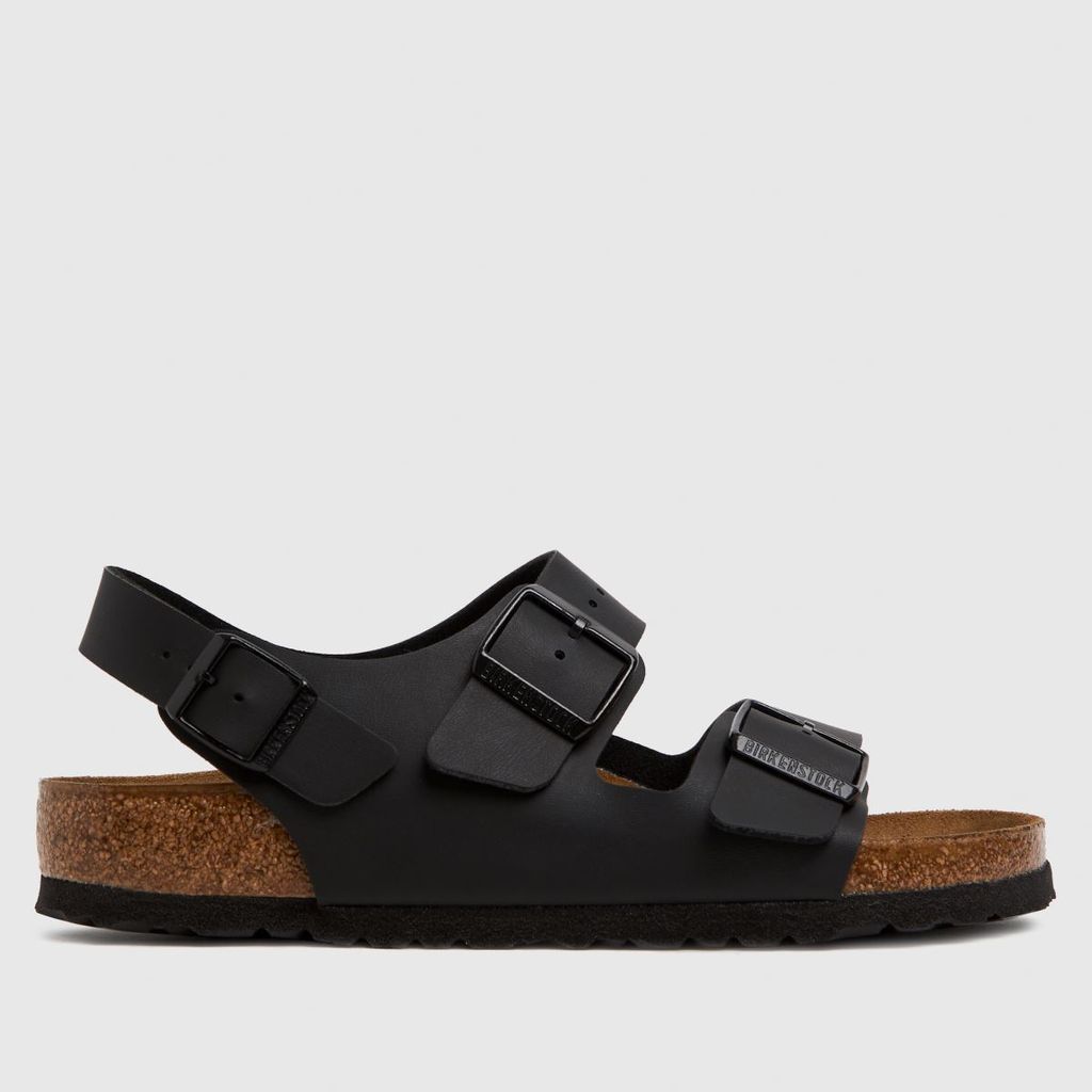 milano sandals in black