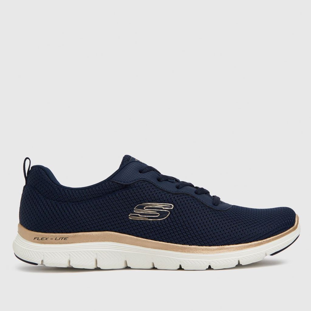 flex appeal 4.0 trainers in navy & gold