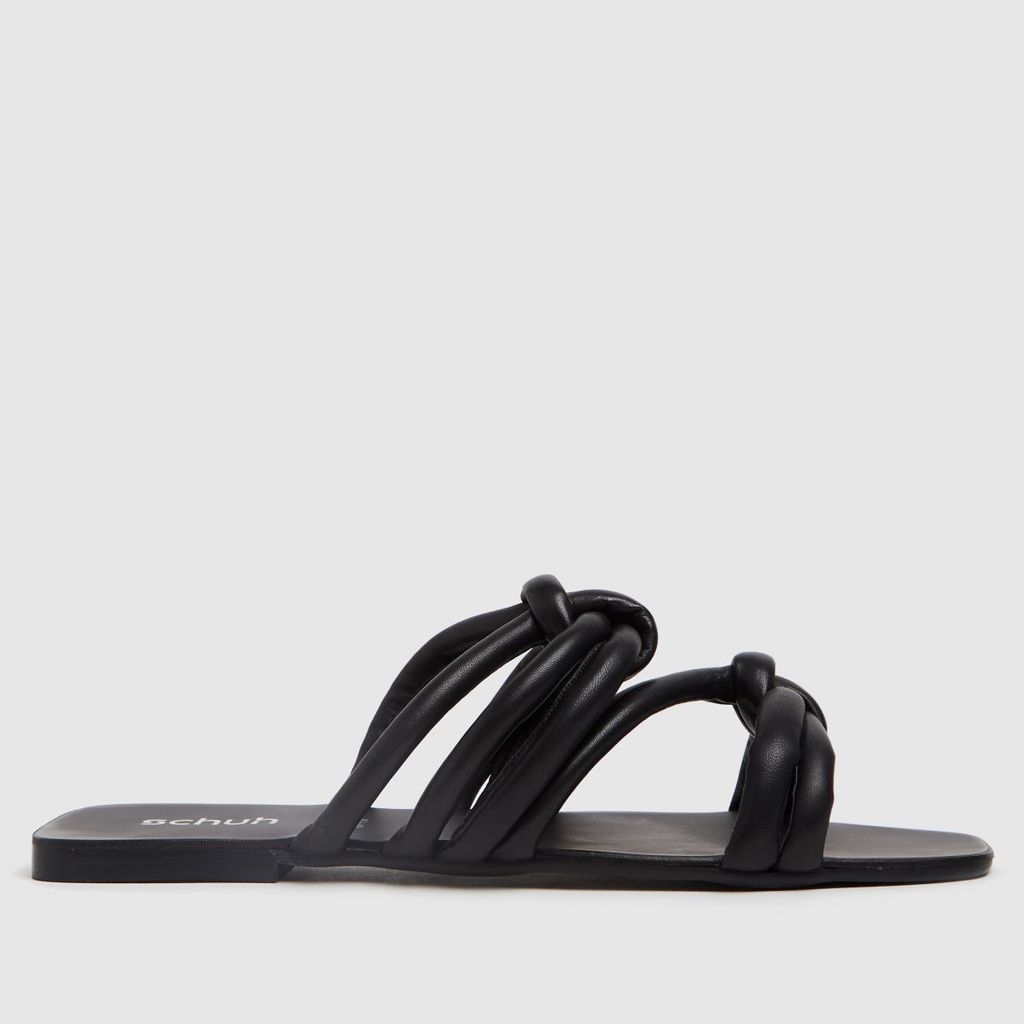 talise knot sandals in black