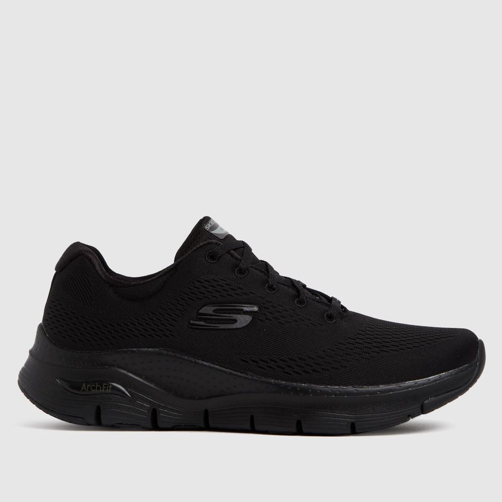 arch fit big appeal trainers in black