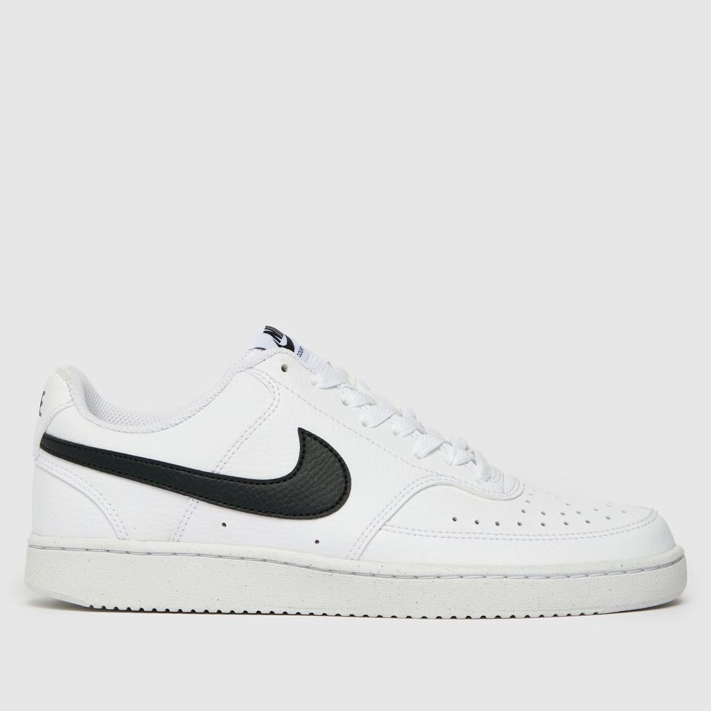 court vision low better trainers in white & black