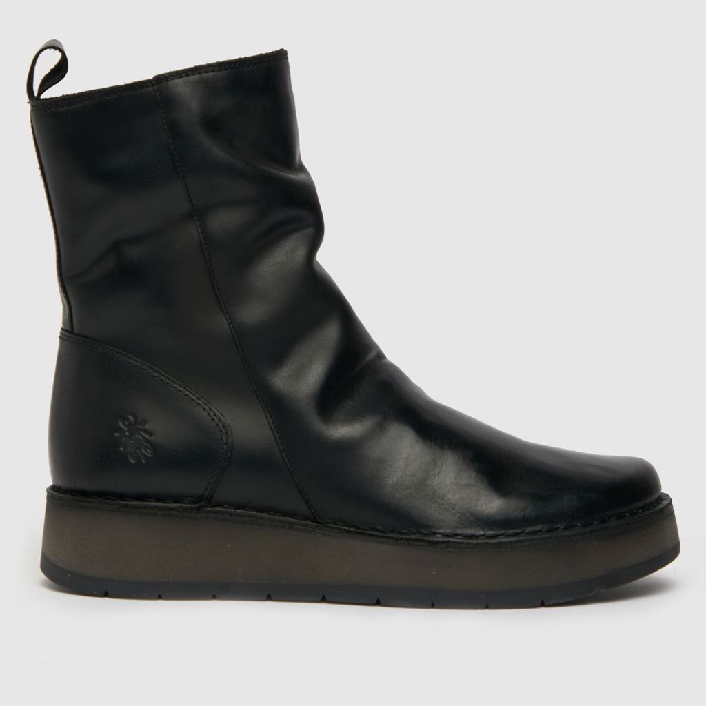reno ruched boots in black