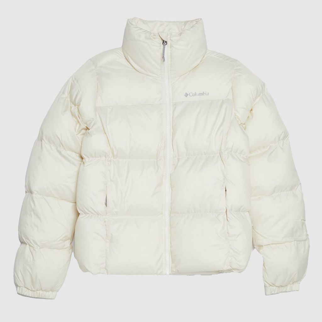 puffer jacket in white