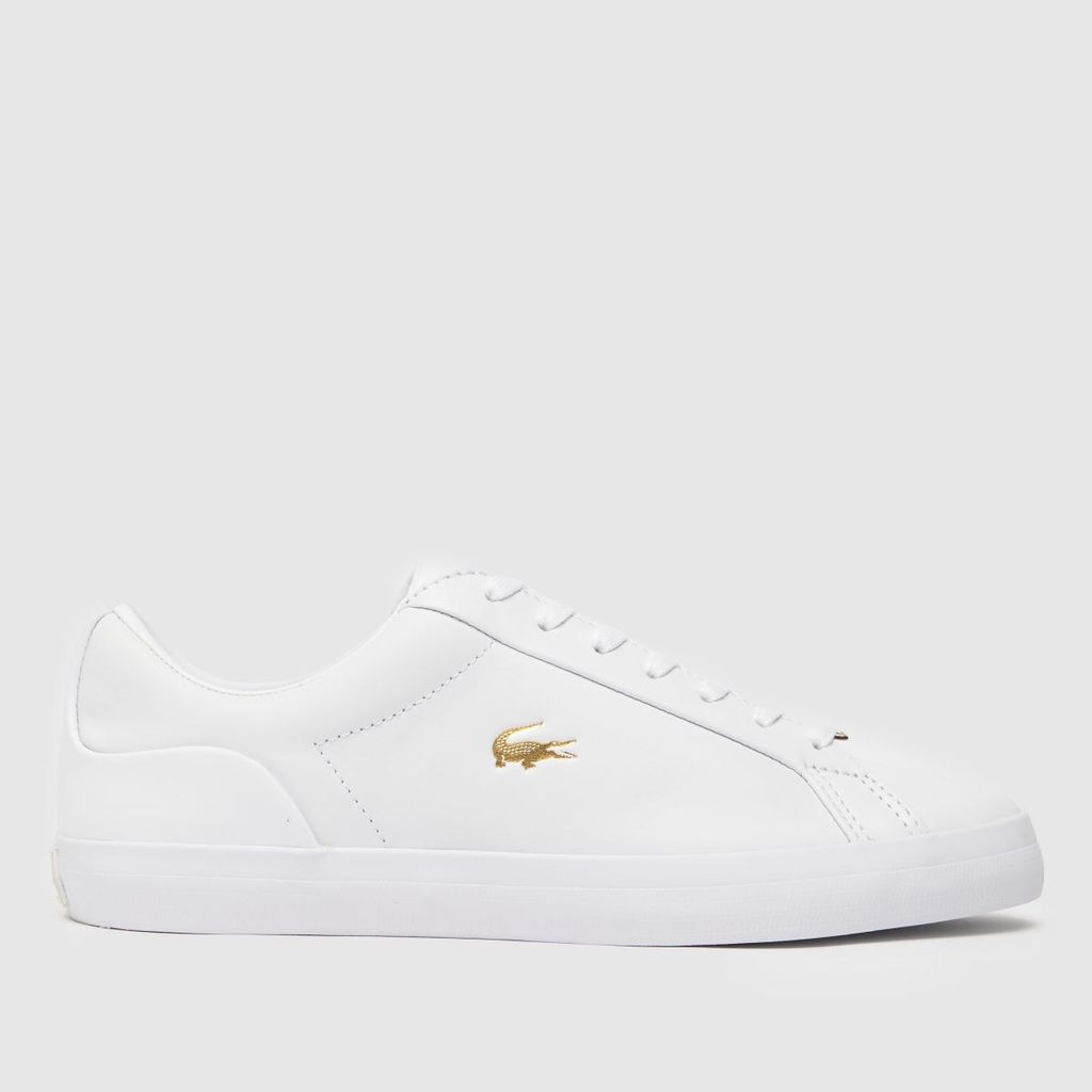 lerond trainers in white & gold