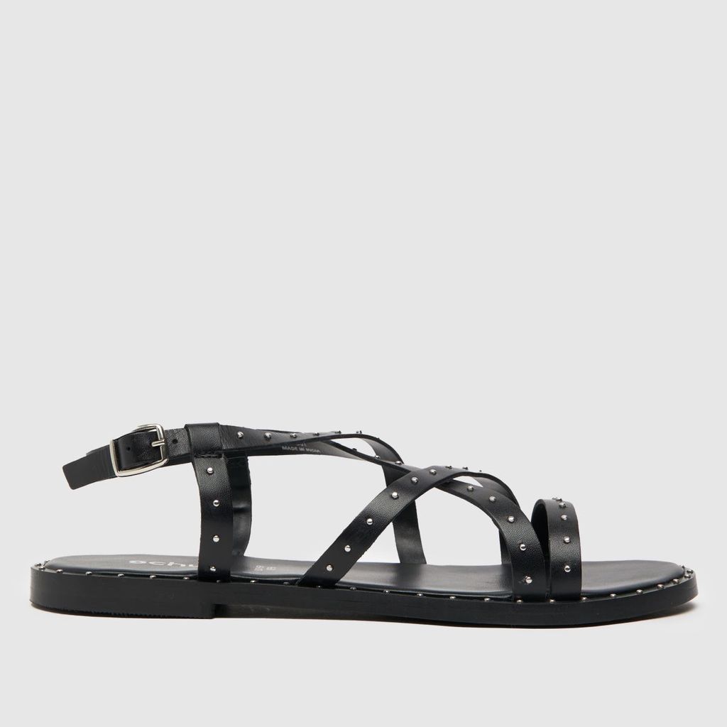 tadlow studdded flat sandals in black