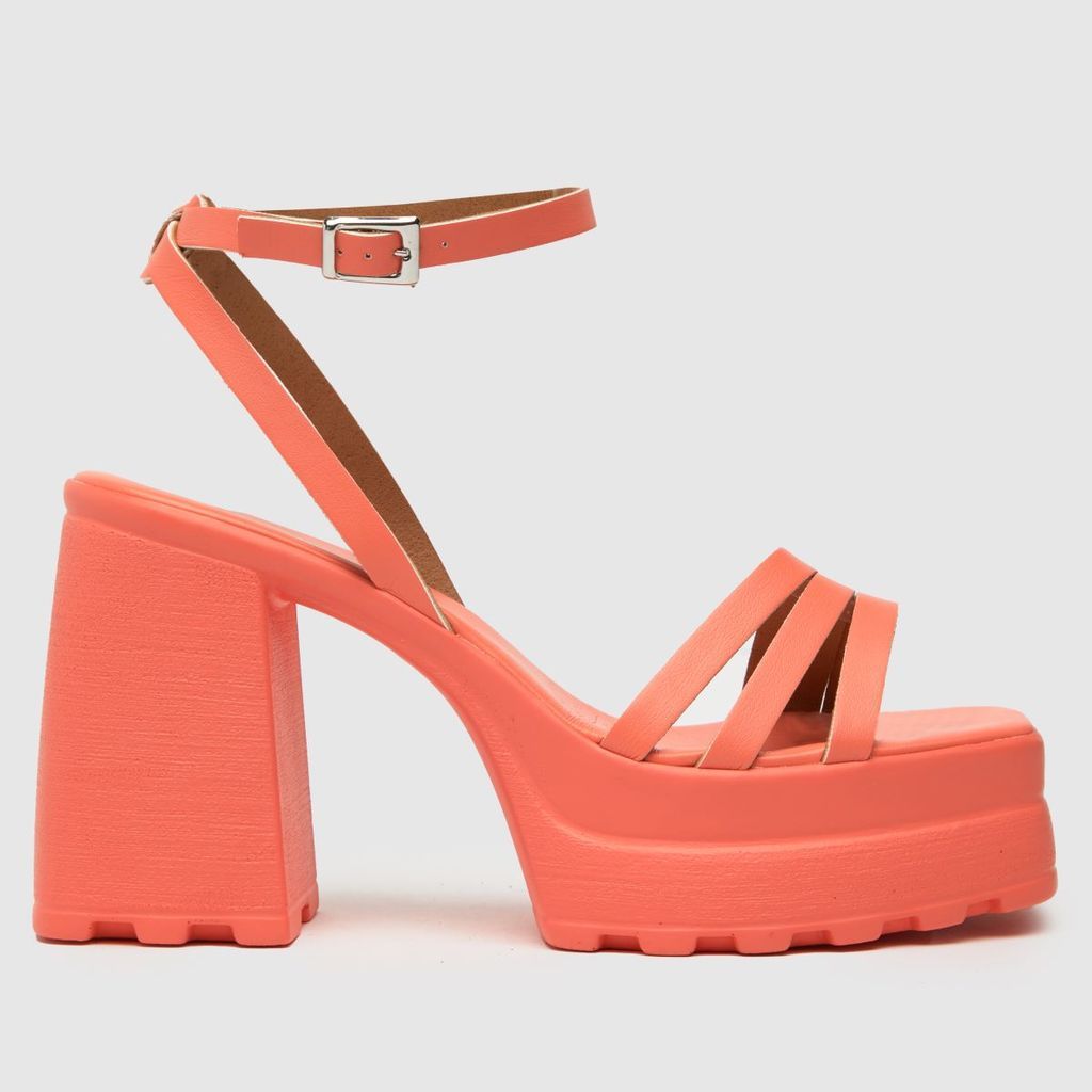 sofia platform high heels in orange