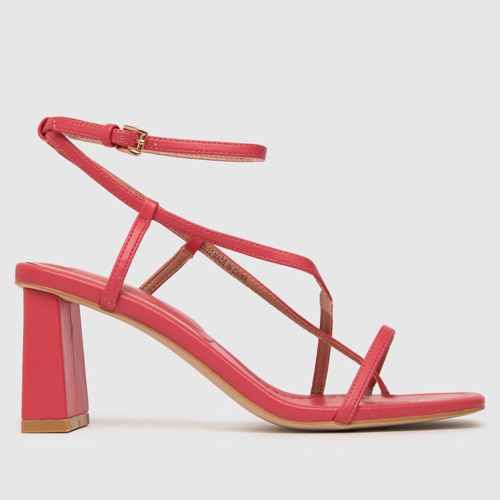 storm strappy high heels in pink