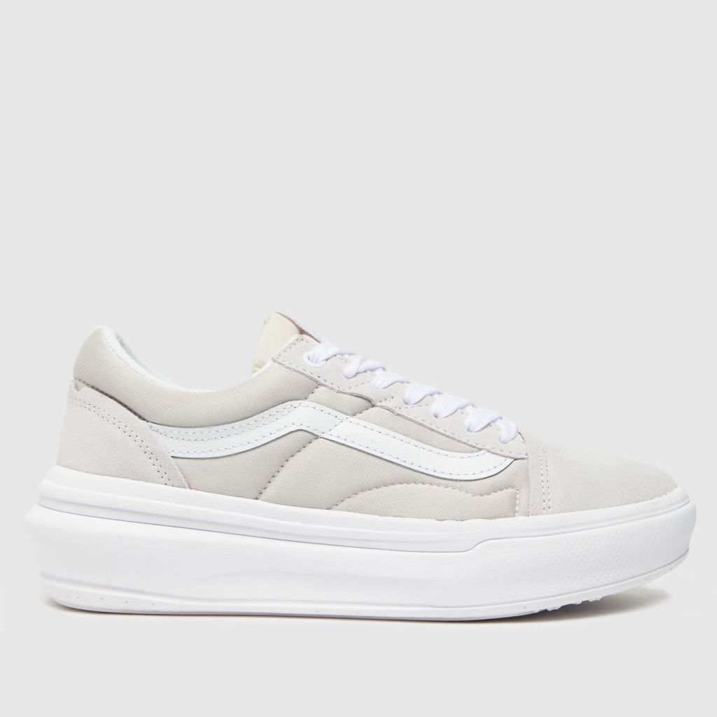 comfycush old skool overt trainers in light grey