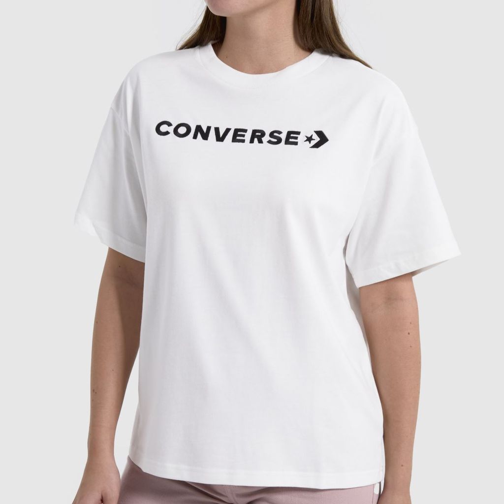 wordmark relaxed t-shirt in white