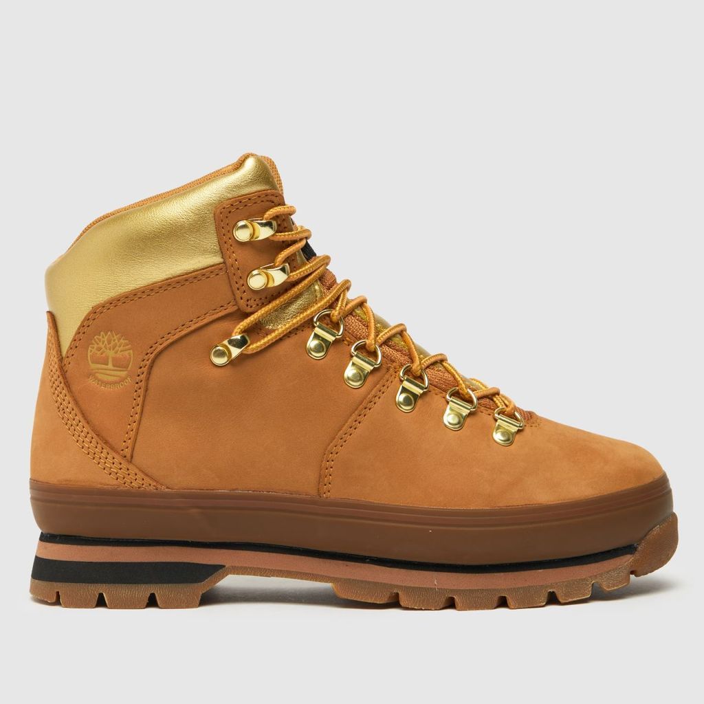 euro hiker gold pack boots in tan