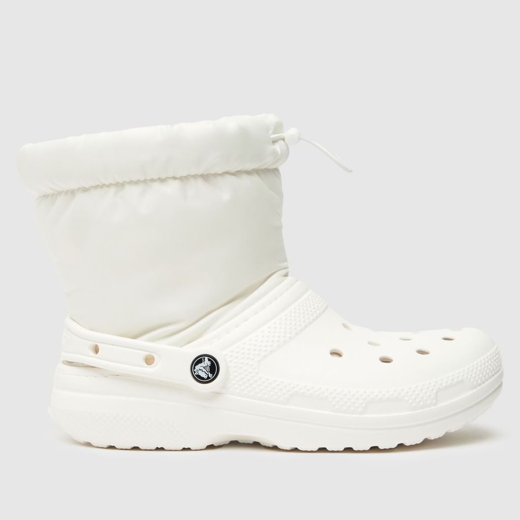 classic neo puff boots in white