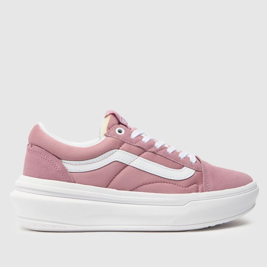 comfycush old skool overt trainers in pink
