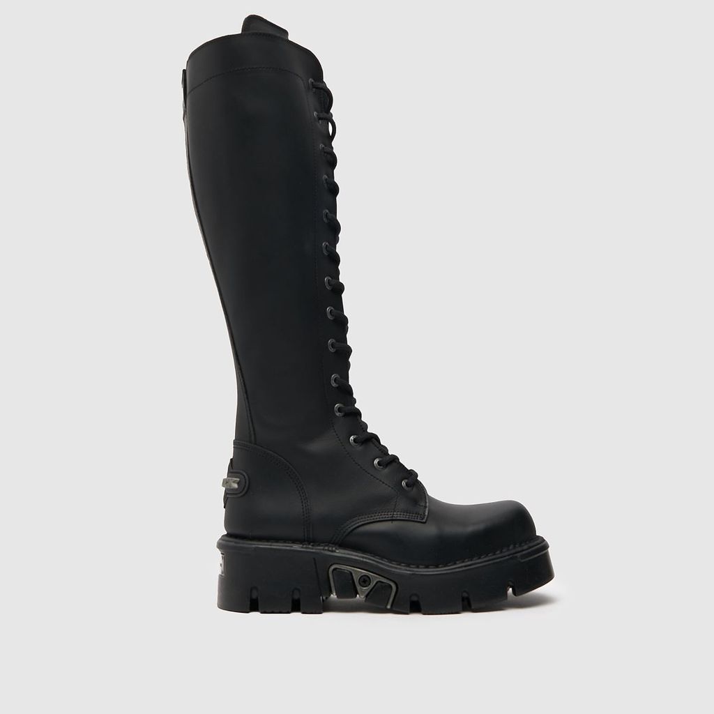 high boot boots in black