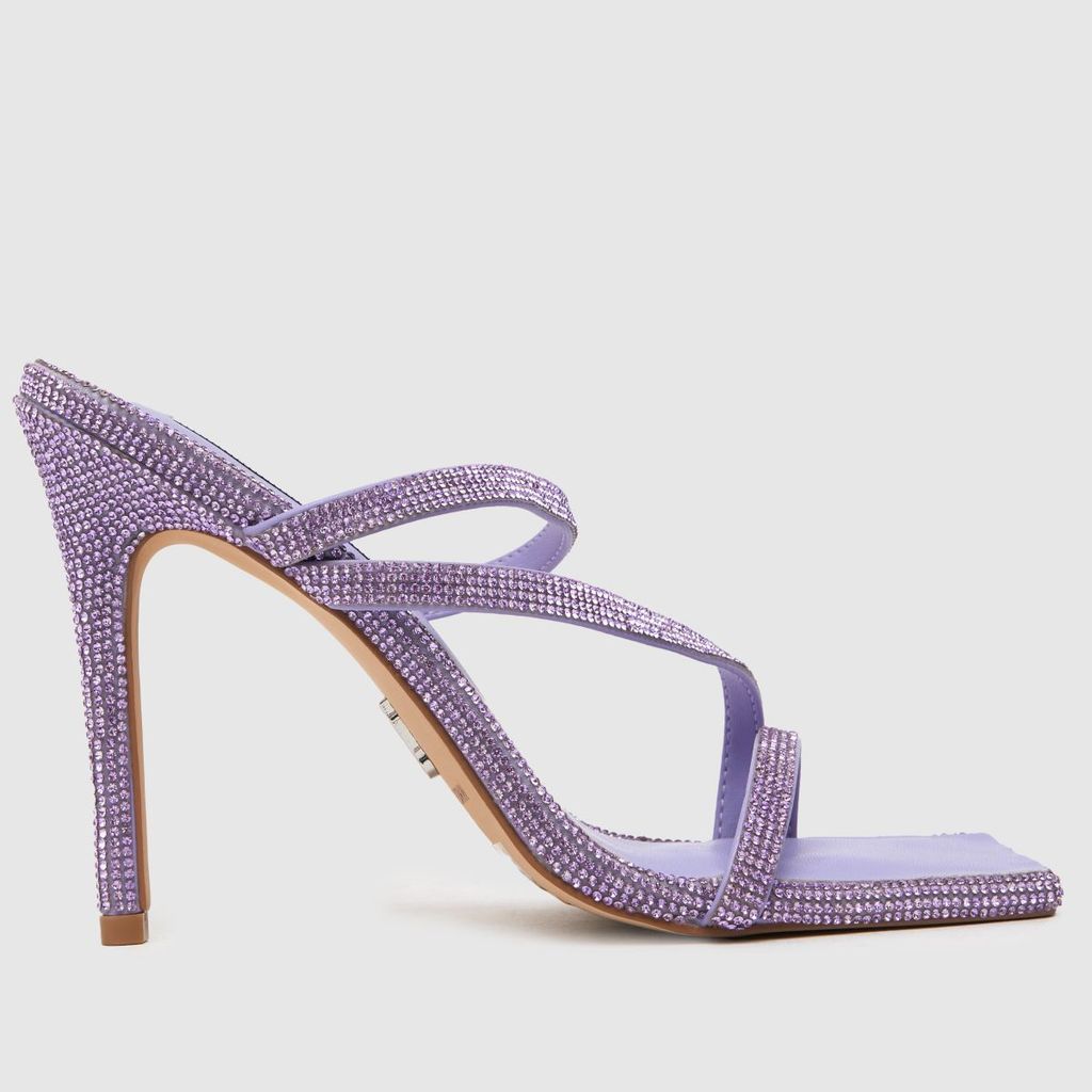 annual sandal high heels in lilac