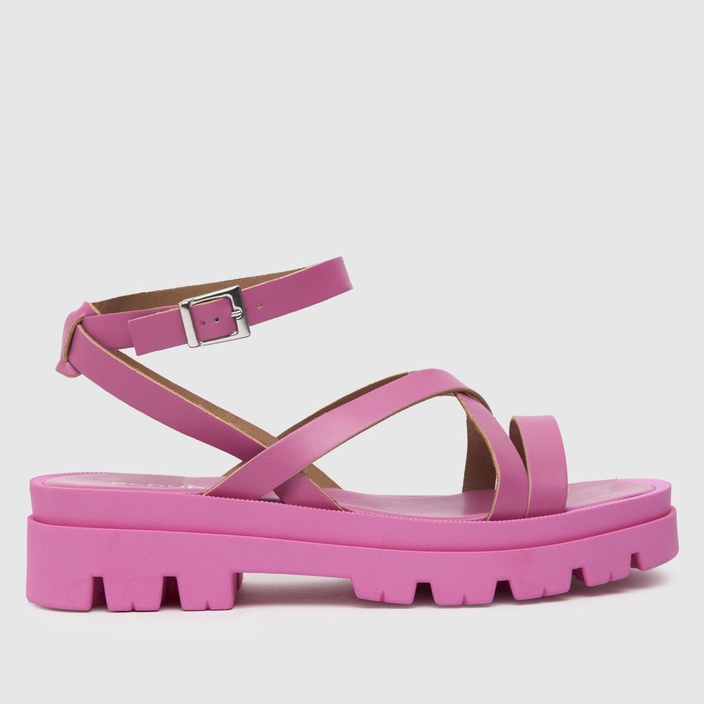 tatum chunky strappy sandals in pink