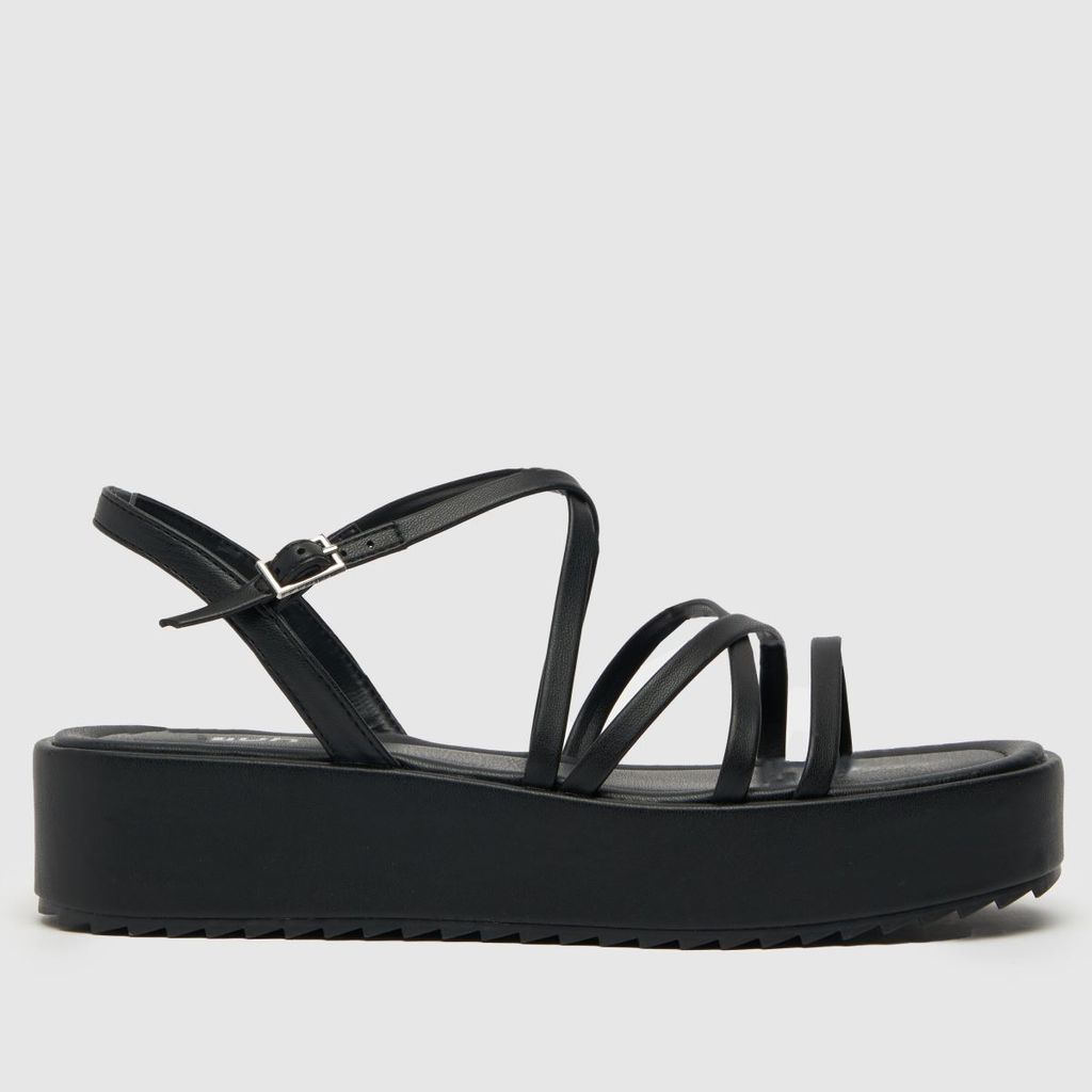 taya strappy sandals in black