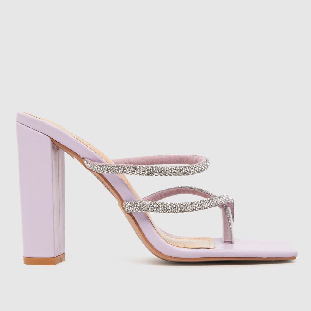 heera high heels in lilac