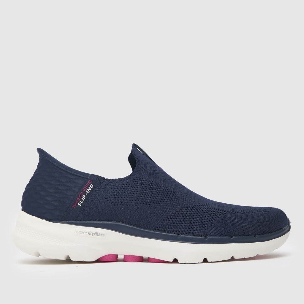 slip ins trainers in navy
