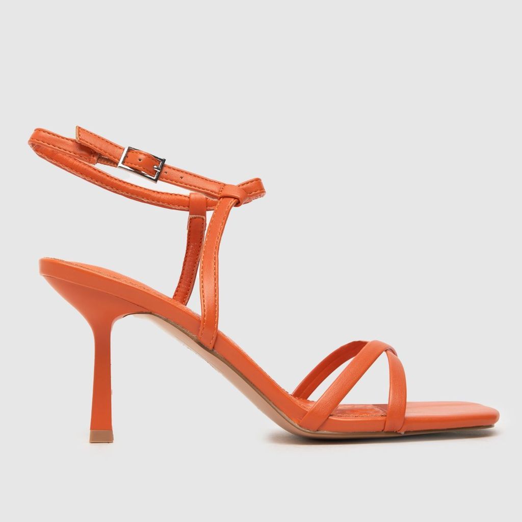 samara strappy sandal high heels in orange