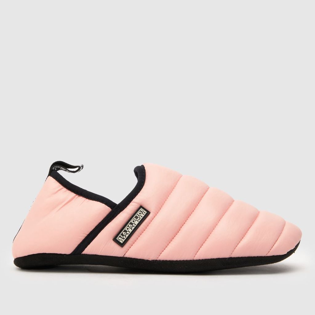 plume slippers in pink