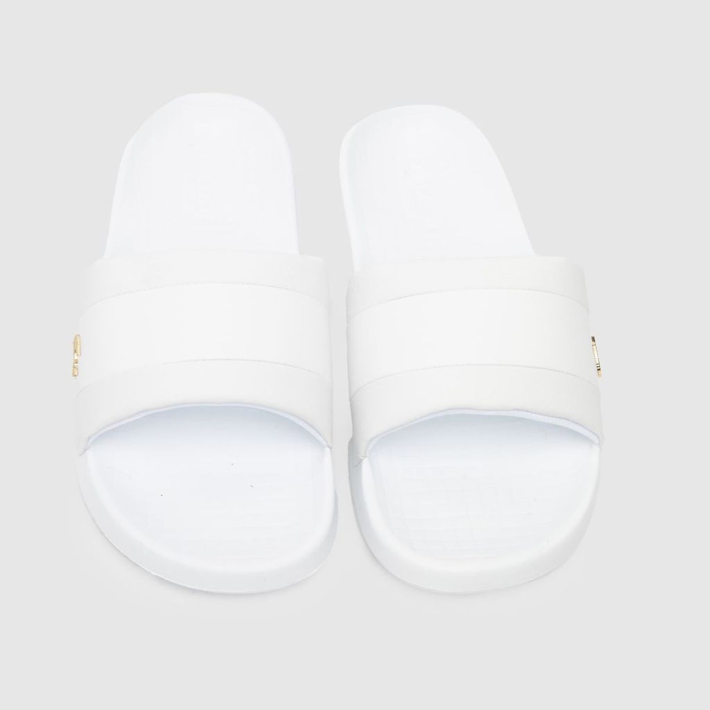 serve slide hybrid sandals in white