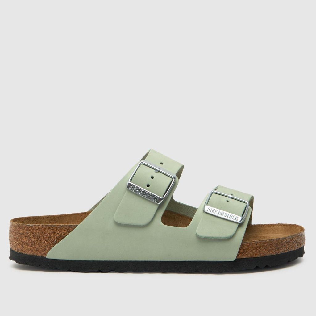 arizona sandals in light green